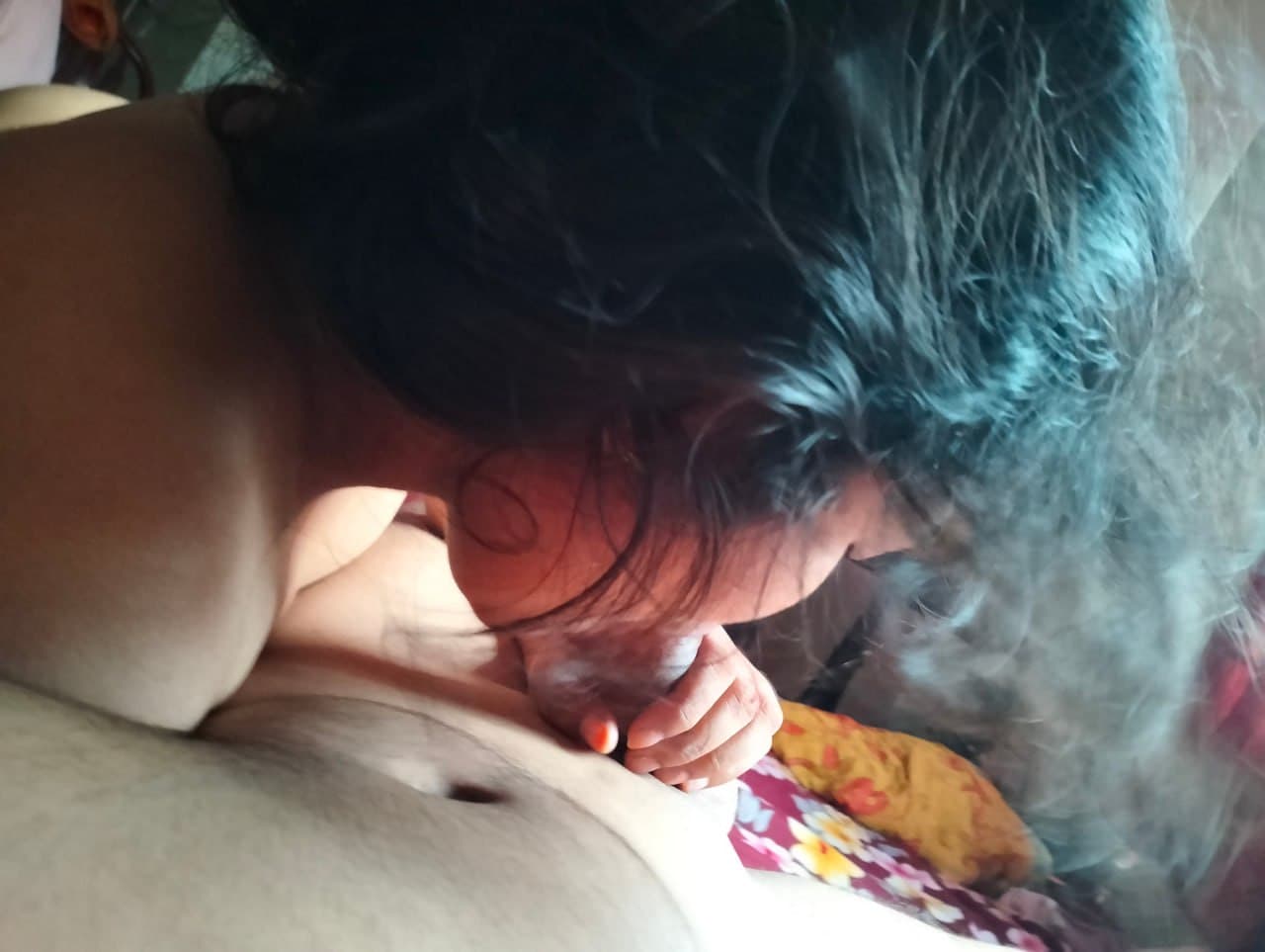 Bangladeshi hot cute hijabi girl mehbuba showing her bf on video call
