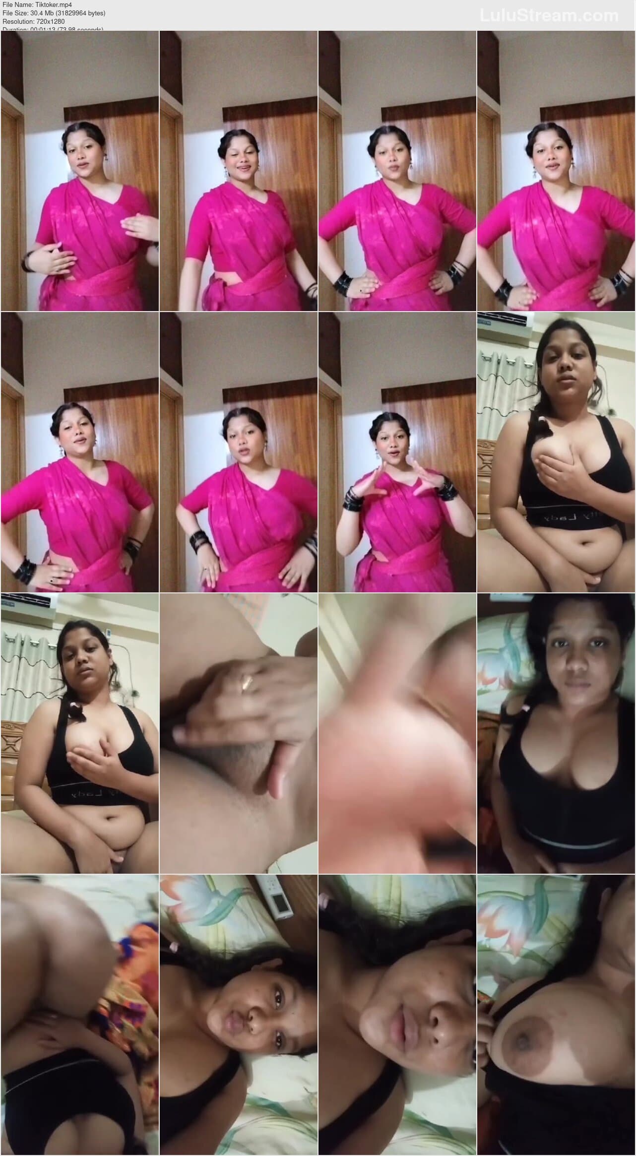 Sexy Bangladeshi Horny Tiktoker Showing Fingering